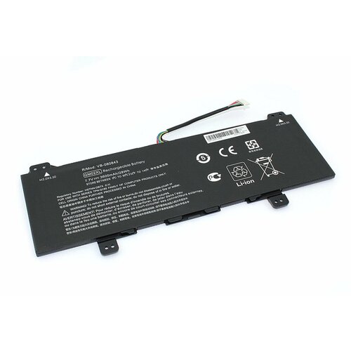 Аккумуляторная батарея для ноутбука HP 14-CA (GM02XL) 7,7V 3600mAh OEM