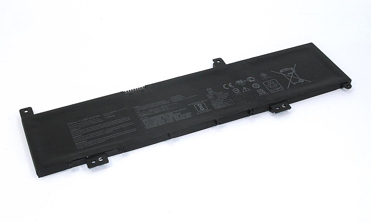 Аккумуляторная батарея для ноутбука Asus N580VD M580VD 47Wh 11.49V C31N1636 черная