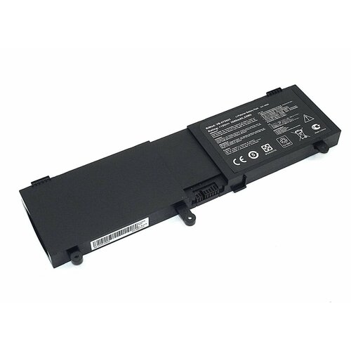 Аккумуляторная батарея для ноутбука Asus N550J (N550-4S1P) 15V 3500mAh OEM черная