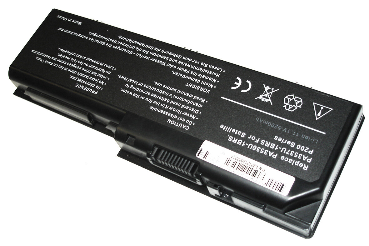 Аккумулятор для ноутбука Toshiba P200 P300 L350 (PA3536U-1BRS) 10.8V 5200mAh