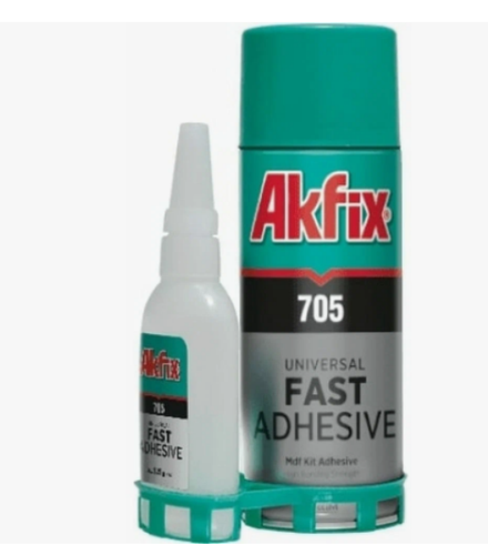 Универсальный двухкомпонентный клей Akfix Акфикс 705 25гр+100мл, клей ...