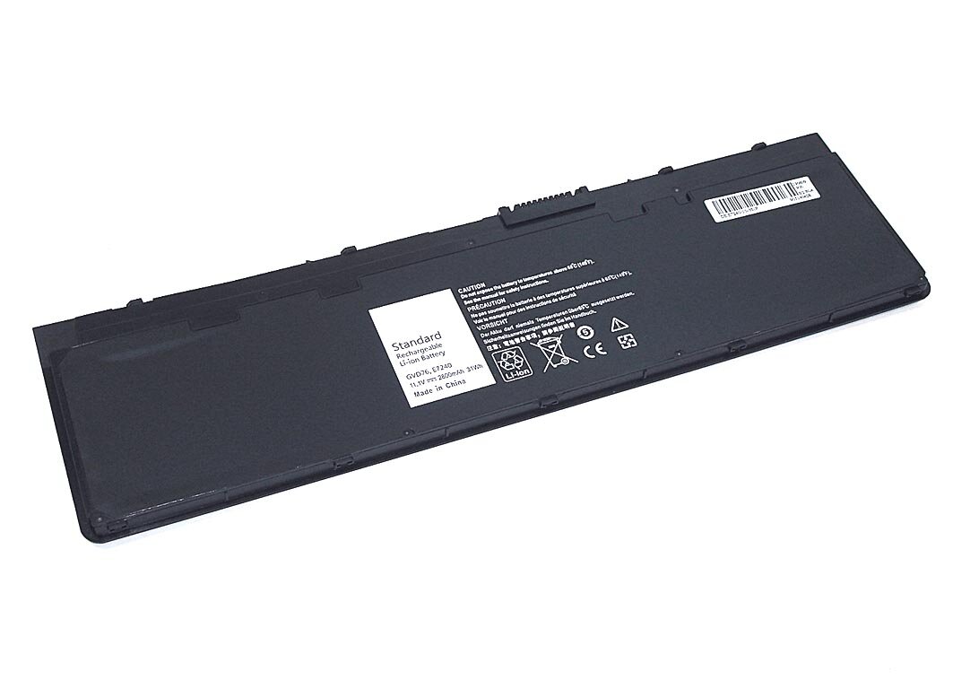 Аккумулятор для ноутбука Dell E7240-3S1P 11.1V 31Wh черная OEM