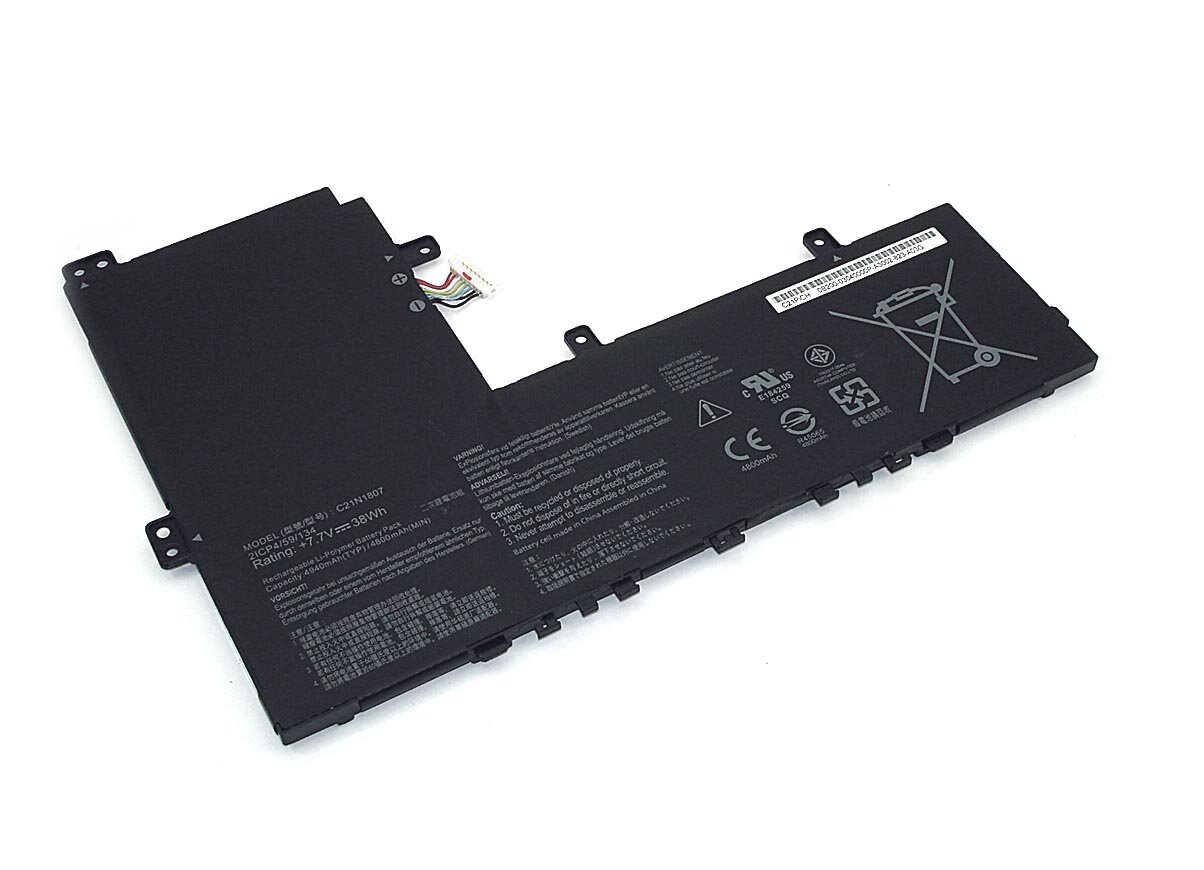 Аккумулятор для ноутбукa Asus C223NA (C21N1807) 7.7V 4800mAh