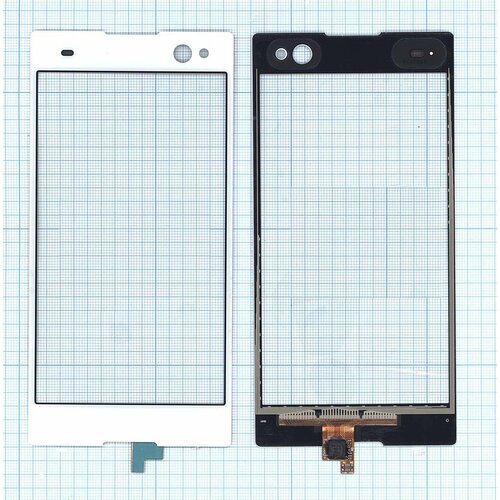 Сенсорное стекло (тачскрин) для Sony Xperia C3 / C3 Dual (D2533) белое for glass sony xperia c3 tempered glass for sony xperia c3 screen protector for sony xperia c3 dual glass d2502 d2522 d2533