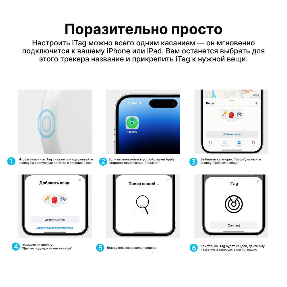 Трекер с неограниченным радиусом действия для IOS