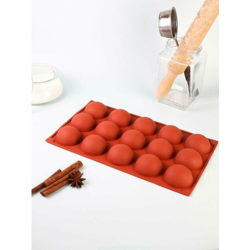 Силиконовая форма для выпечки 15 ячеек 30х17 см 399₽