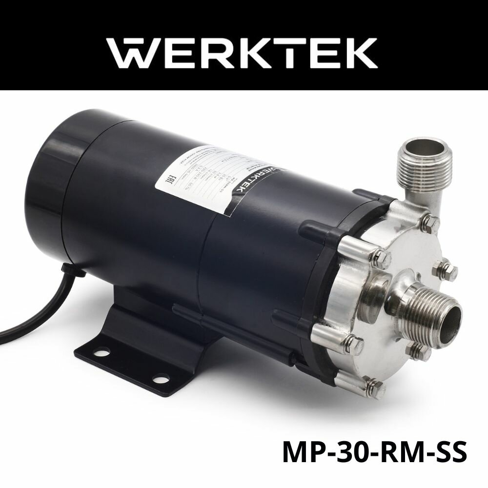 фото Насос центробежный с магнитной муфтой высокотемпературный MP-30RM-SS (нержавейка)