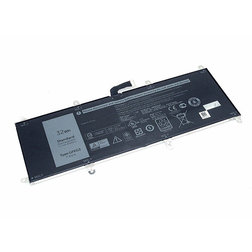 Аккумуляторная батарея для планшета Dell Venue 10 Pro 5056 (GFKG3) 7.4V 4220mAh 8pin