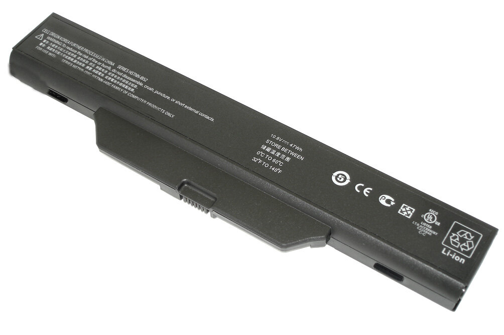 Аккумулятор для ноутбука HP Compaq 550, 610 (HSTNN-IB51) 10.8V 47Wh черная