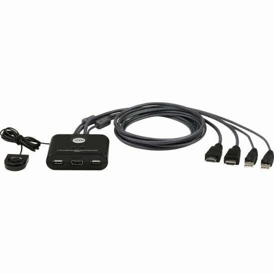 Переключатель Aten 2-Port USB FHD HDMI Cable KVM Switch