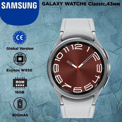 Смарт-часы Samsung Galaxy Watch6 Classic 43мм Silver 3019000₽