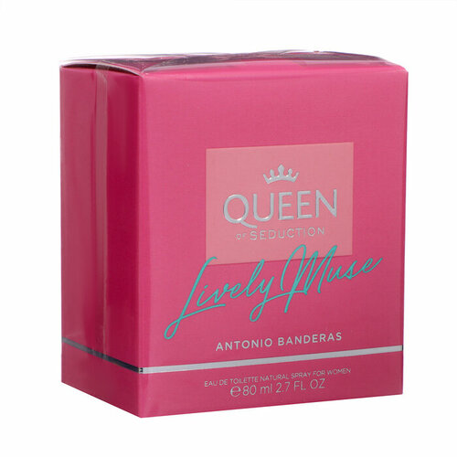 Туалетная вода женская Antonio Banderas Lively Muse, 80 мл женская парфюмерия antonio banderas queen of seduction lively muse