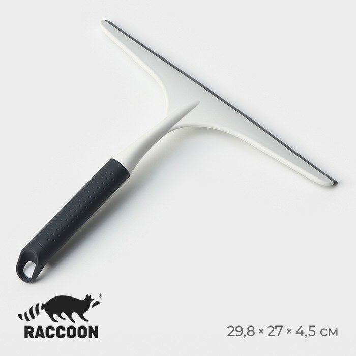 Водосгон для окон и зеркал Raccoon Breeze, удобная ручка, 29.5×27 см