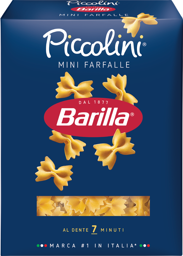 Макароны BARILLA Mini Farfalle n.64 из твердых сортов пшеницы группа А высший сорт, 400г