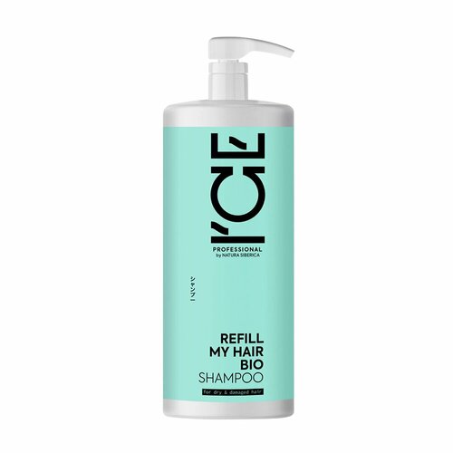 Ice Professional, REFILL MY HAIR BIO SHAMPOO / Шампунь для сухих и повреждённых волос1000 мл