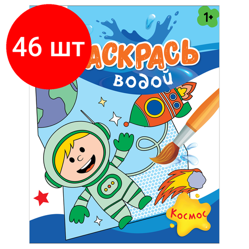 Комплект 46 шт, Раскраска водная 200*250 ТРИ совы 