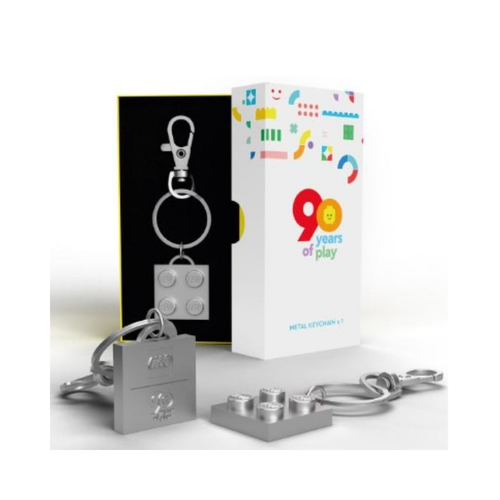 Конструктор LEGO 100871 Брелок для ключей Silver Metal брелок lego minecraft alex key chain 853819