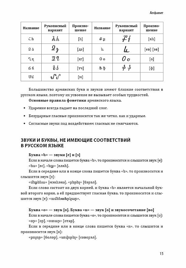 Армянский язык. Грамматика с упражнениями - фото №9