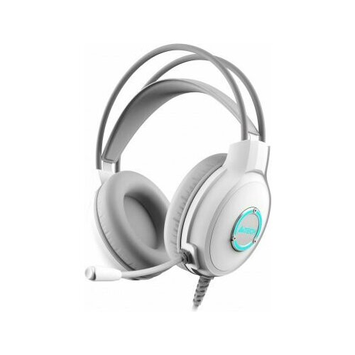 Наушники с микрофоном A4Tech Fstyler FH300U белый 2м накладные USB оголовье FH300U WHITE 235400₽