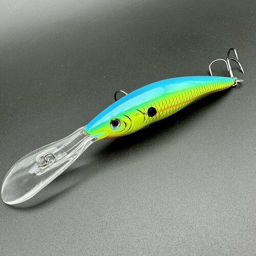 Воблер минноу Rapala Deep Tail Dancer minnow 9 см 13 гр для ловли спиннингом, троллингом на щуку, сома, судака, лосось