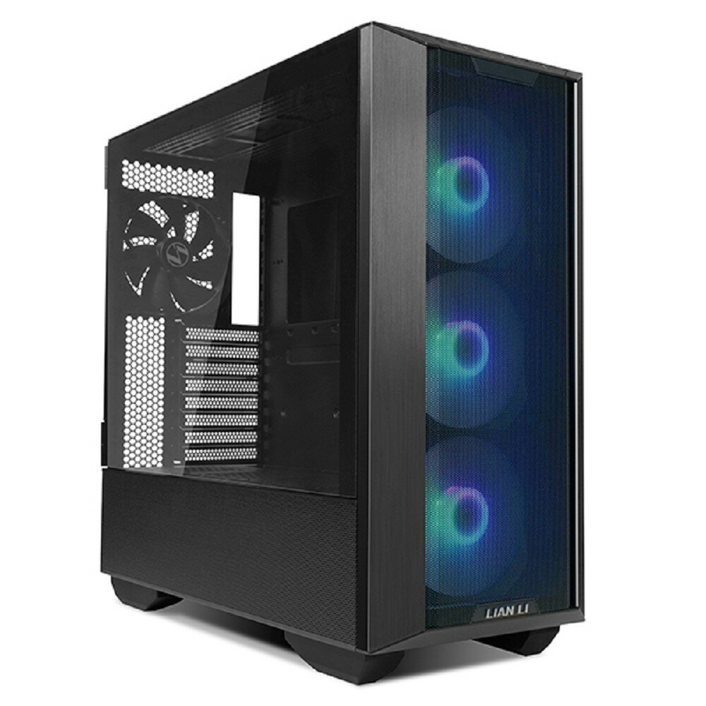 Lian Li Корпус Lancool III RGB Black Mid-Tower, TG 3x 140mm ARGB + 1x 140mm non LED fans inc. G99. LAN3RX.10R