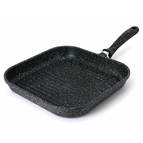 Delfi гранитная Сковорода гриль 28см, жаровня, ВОК