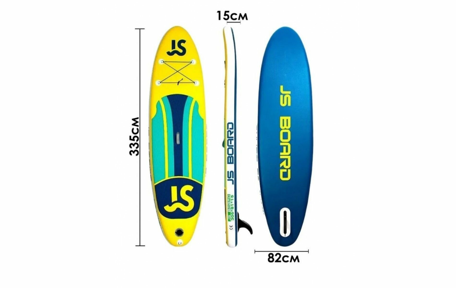 Надувной SUP-борд JS Comanche 11" для серфинга с полным комплектом, двойной кант. — фото 1