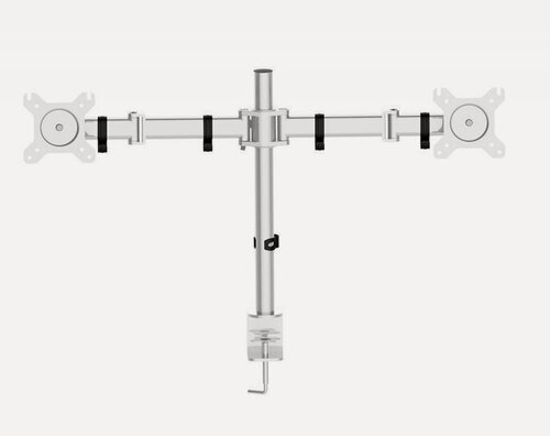 Изображение товара Кронштейн для мониторов Cactus CS-VM-D29-AL серебристый 13"-27" макс.8кг настольный поворот и наклон