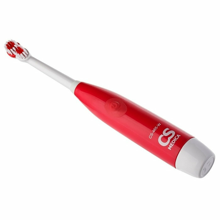 CS Medica CS-465-W / СиЭс Медика - электрическая зубная щетка, красная