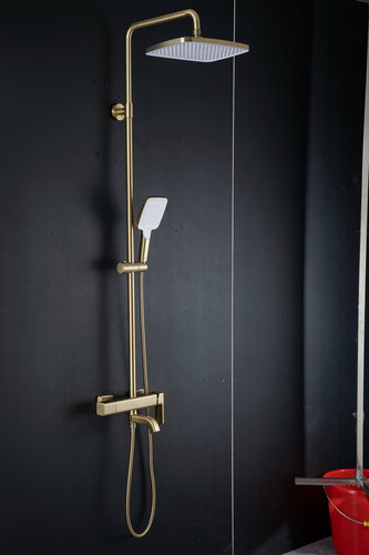 Изображение товара Душевая стойка Gappo G2418-23, золотой сатин