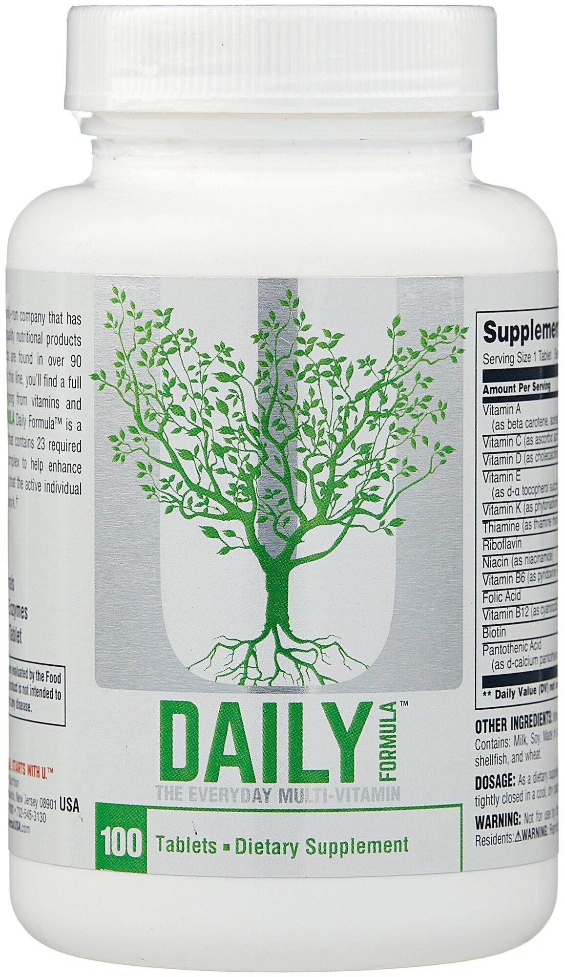 Universal Nutrition Витамины Universal Nutrition  Daily Formula  100 таблеток