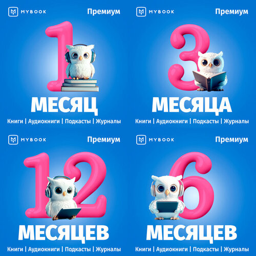 Лицензия на доступ по Подписке к Базе данных Премиальная подписка 3 месяца MyBook получаемой посредством переданного Кода 954₽