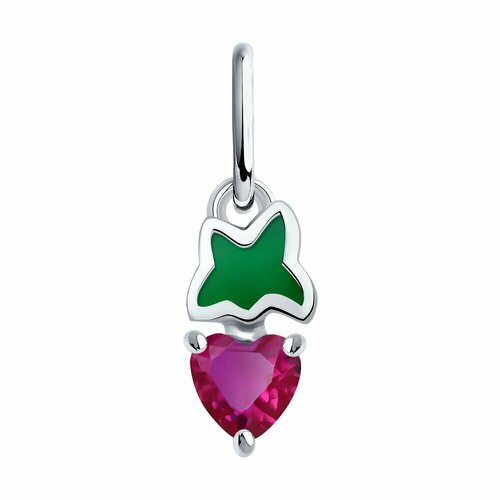 Подвеска Diamant, серебро, 925 проба, родирование