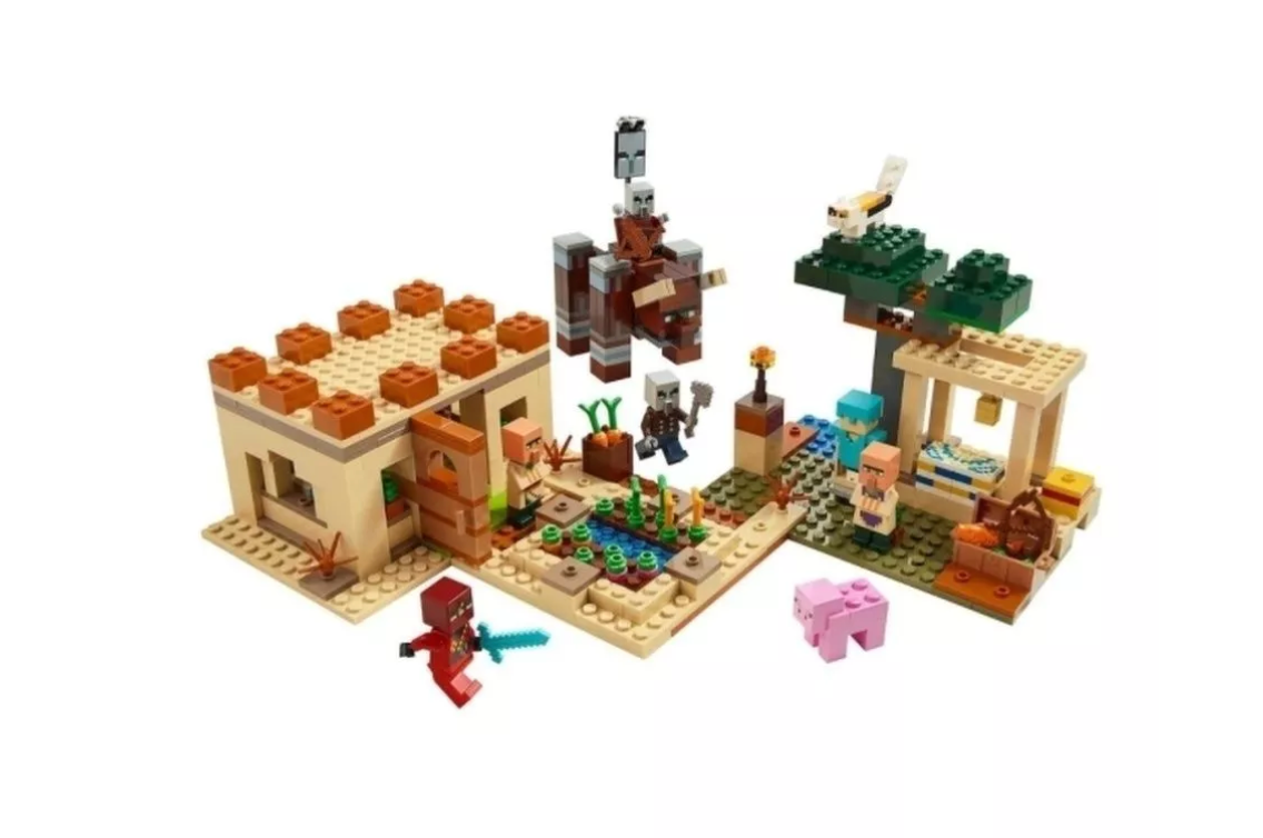 Конструктор Майнкрафт Патруль разбойников - 562 детали/совместим с Lego Minecraft