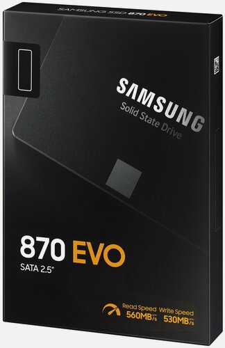 Изображение товара Твердотельный накопитель Samsung SSD 2.5" 870 EVO 1 ТБ SATA MZ-77E1T0BW