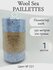 Пряжа с пайетками Paillettes Wool Sea 221-джинс светлый (1 конус)