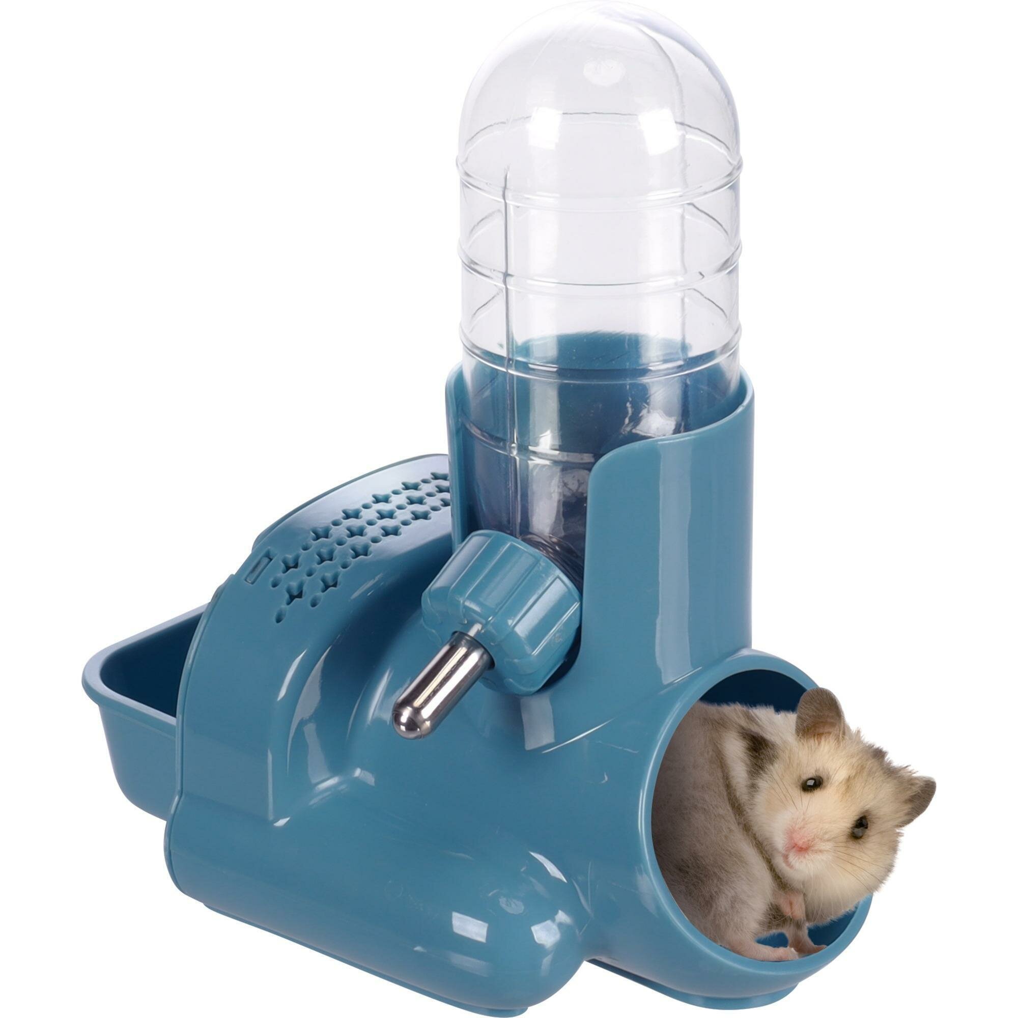 Кормушка-поилка для грызунов Flamingo Hamtaro 124 мл