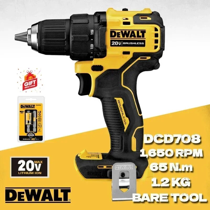 DEWALT DCD708 ATOMIC, DCD708 BARE TOOL