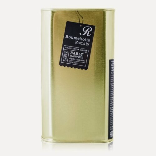 Изображение товара Масло оливковое Delphi Еxtra Virgin Roumeliotis Family нефильтрованное «Агурелео» 1л