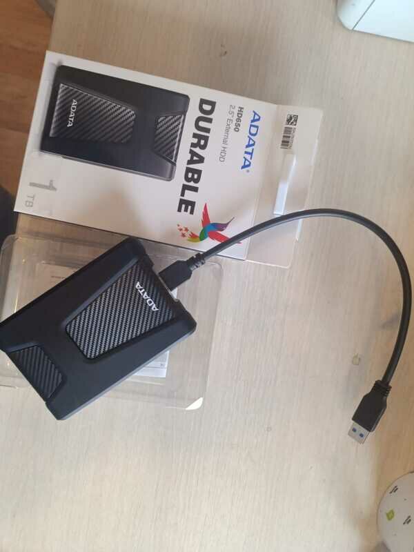 Внешний жесткий диск 2.5'' ADATA 1TB HD650 USB 3.1 красный - фото №11