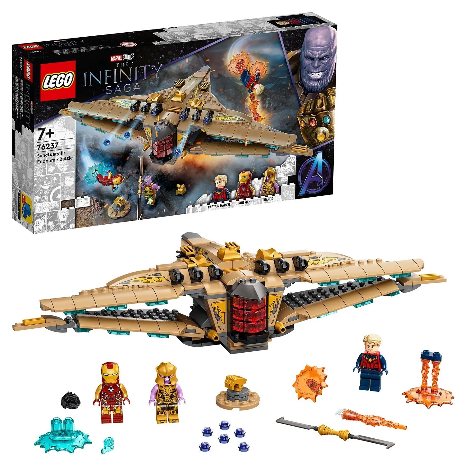 Конструктор LEGO Super Heroes 76237 Святилище II финальная битва