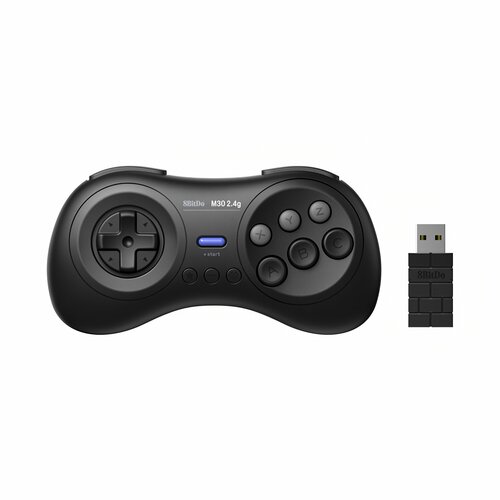 Беспроводной игровой геймпад 8BitDo M30 24G для Nintendo Switch Sega Genesis Mini Mega Drive Mini черный 3525₽