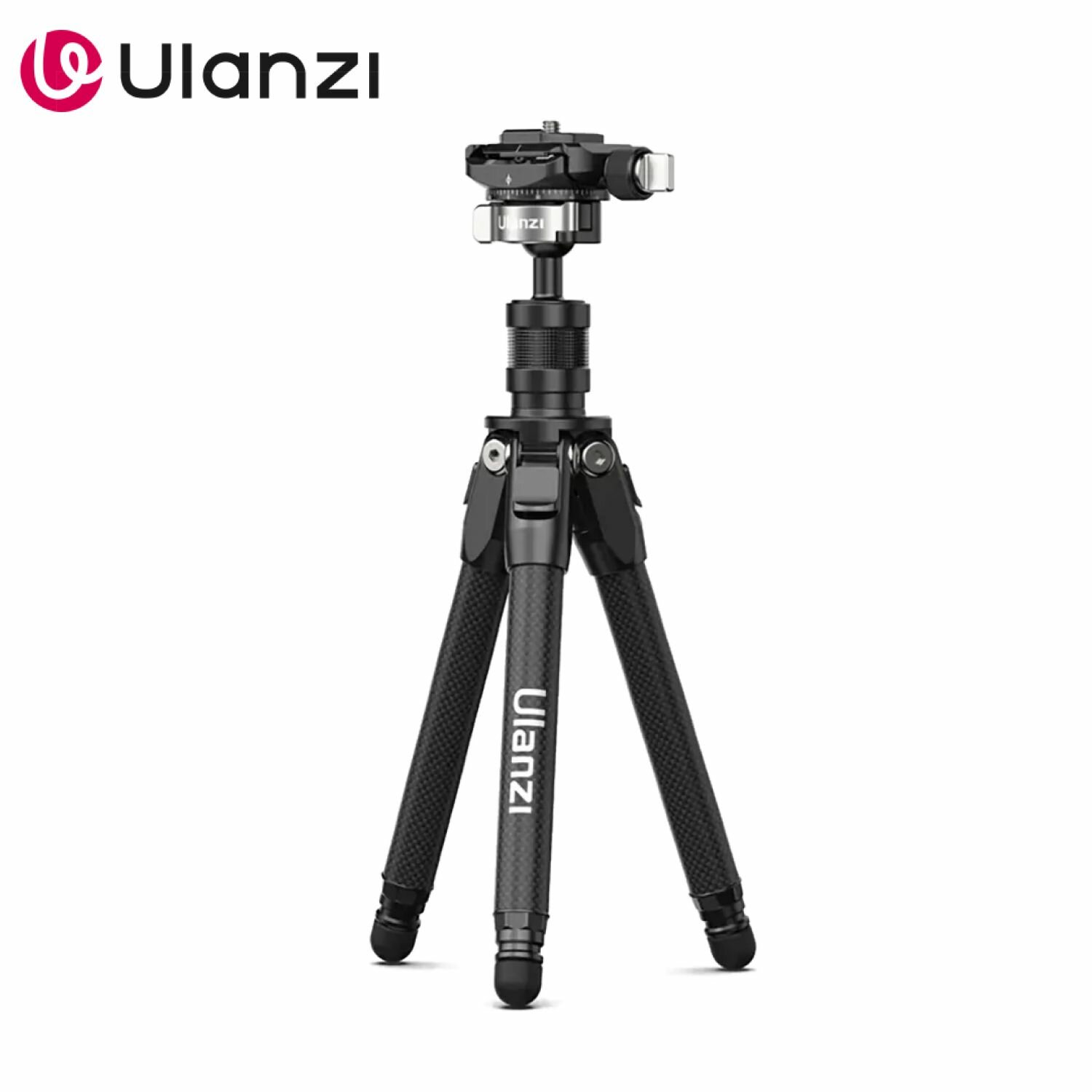 Штатив Ulanzi "TT35", универсальный, алюминий, карбон, черный, напольный, 28 см