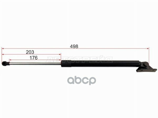 Амортизатор крышки багажника Mitsubishi ASX 10- / Citroen C4 Aircross 12-16 / Peugeot 4008 12-15 (Сп Sat арт. ST-5802A326