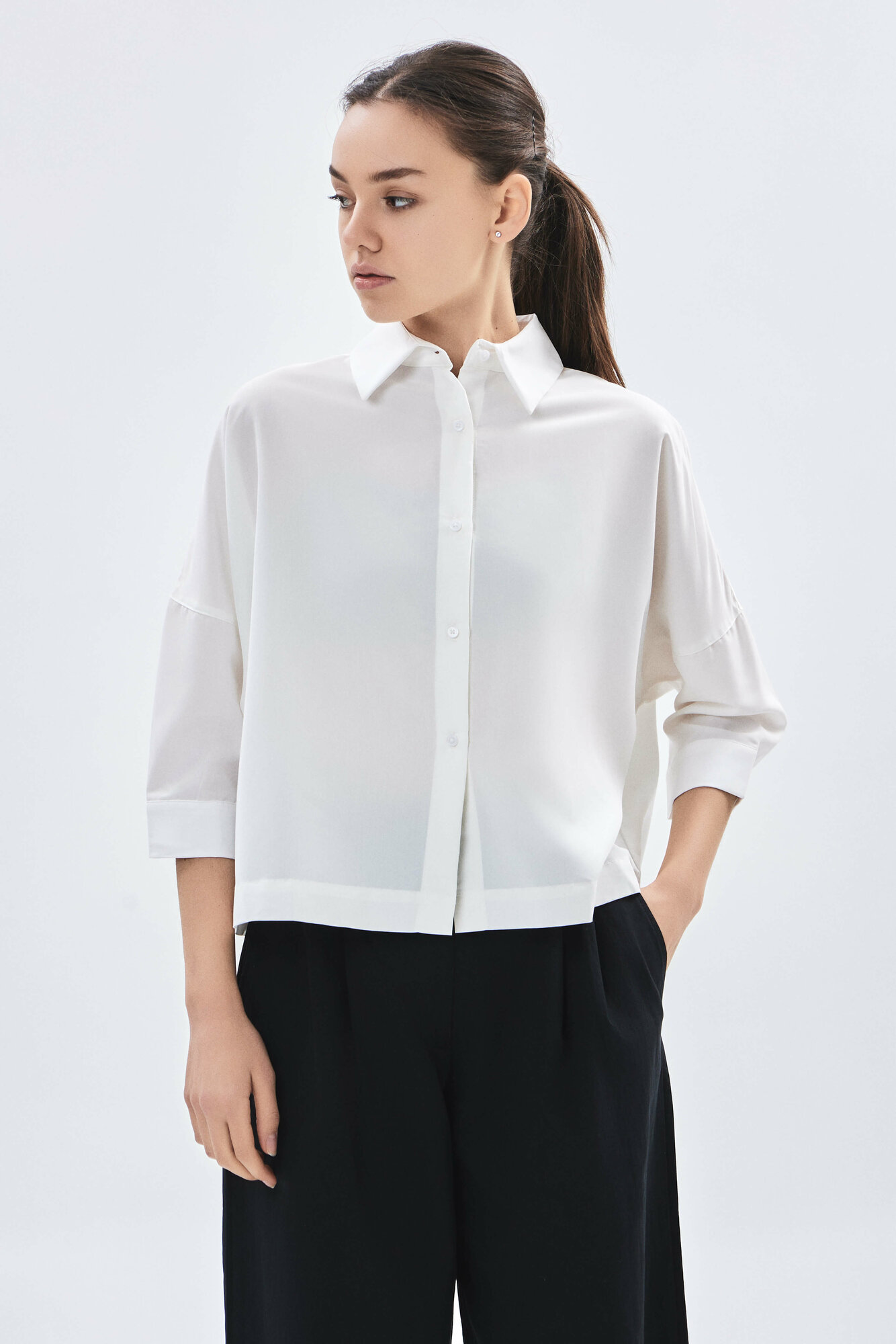 Рубашка TERRA PRO, размер L, white