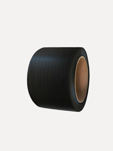 Изображение товара Стреппинг лента 12 мм х 0,5 мм х 500 м черная полипропиленовая упаковочная