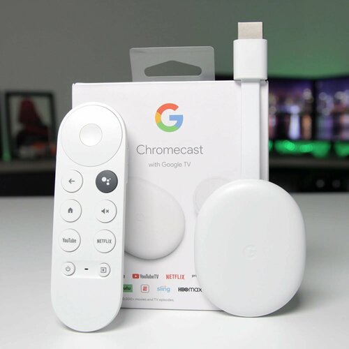 Медиаплеер Google Chromecast c Google TV 11400₽