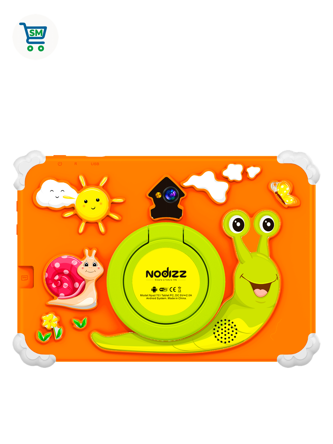 Планшет NODIZZ Npad 703 8GB/128GB серый: яркий экран, производительный процессор, Android, надежный