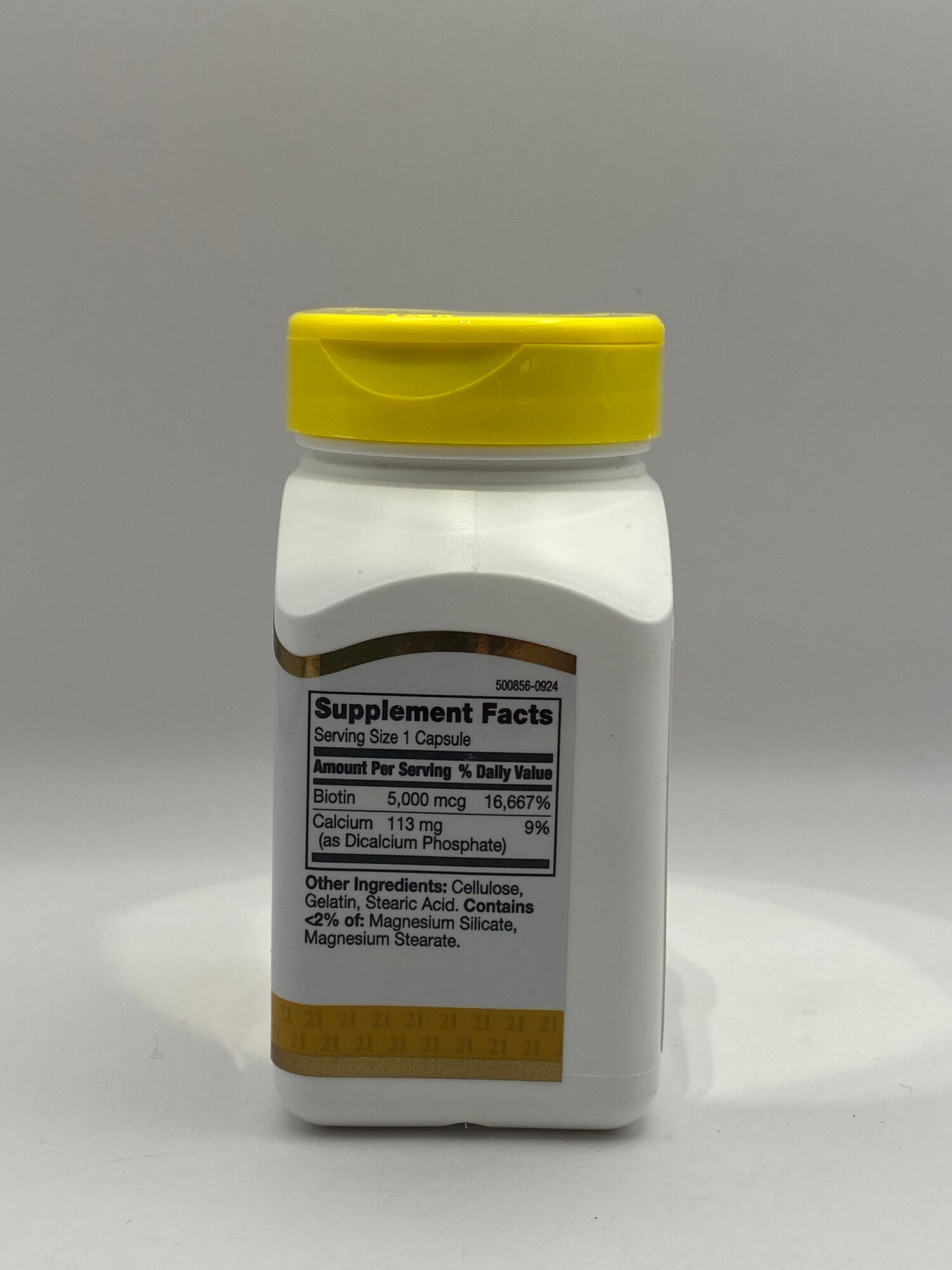 Биотин 21st Century "Для волос", 5000 мг, в капсулах, 110 шт — фото 1