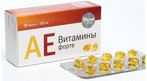 АЕ витамины-форте, 350 мг, 30 шт - инструкция, показания к применению ...